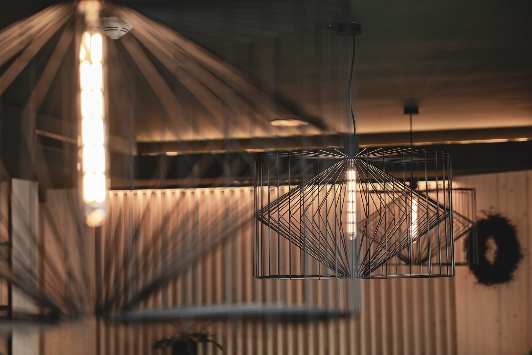 Beleuchtung in der Fichtenstube