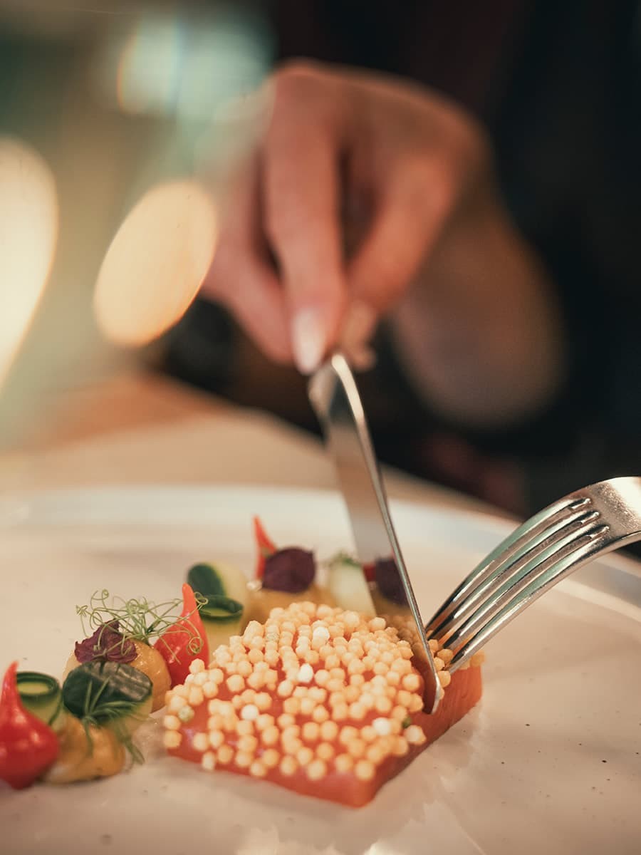 Köstlicher Alpenlachs