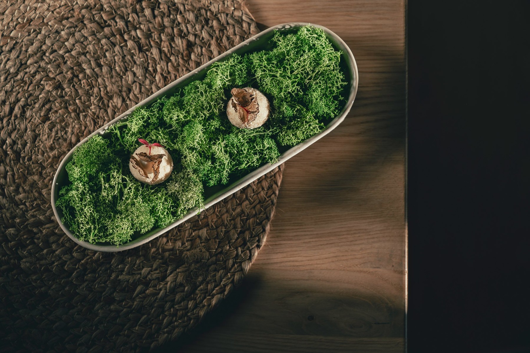 Gourmetgerichte mit Trüffel und Parmesan