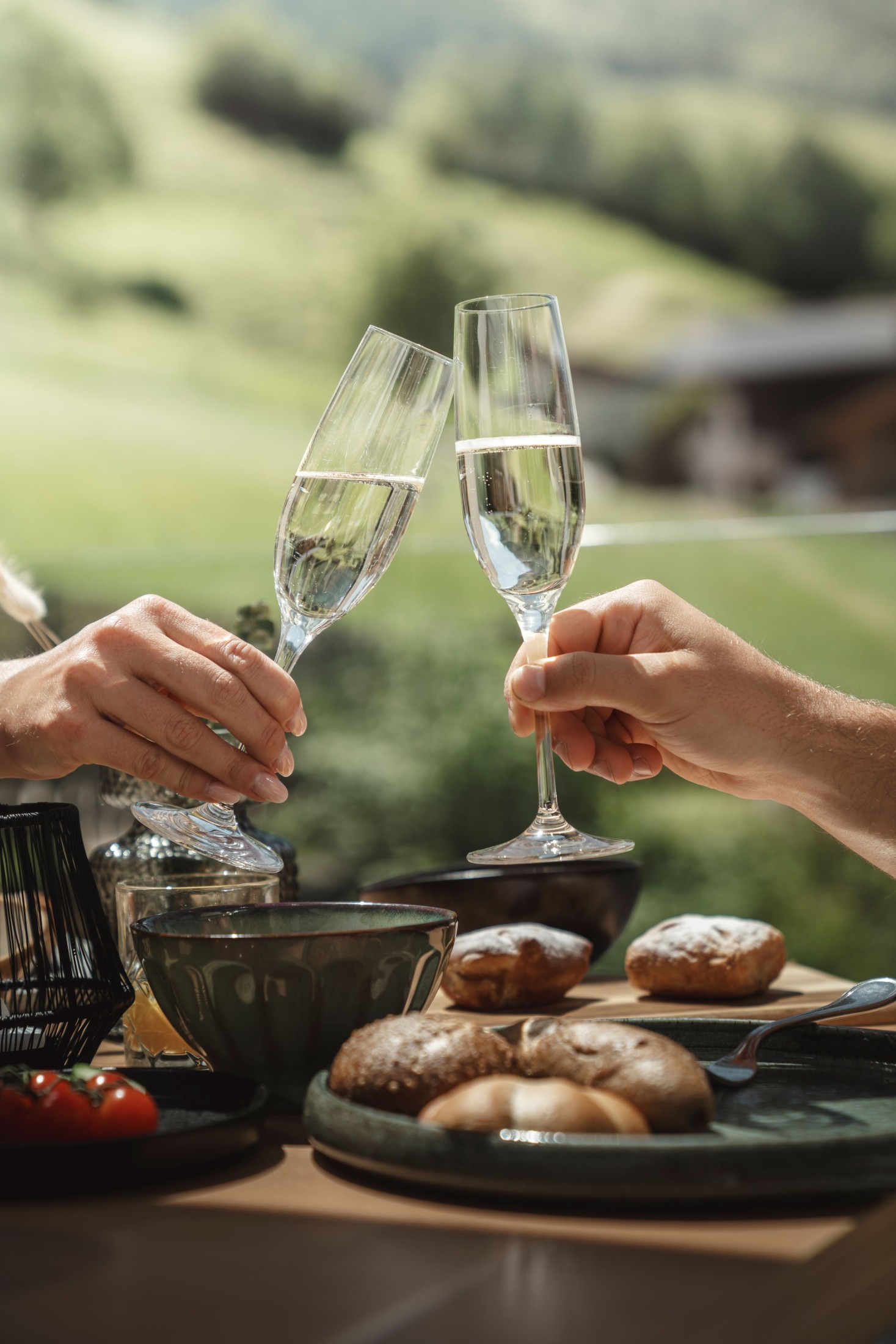 Frühstück mit Aussicht